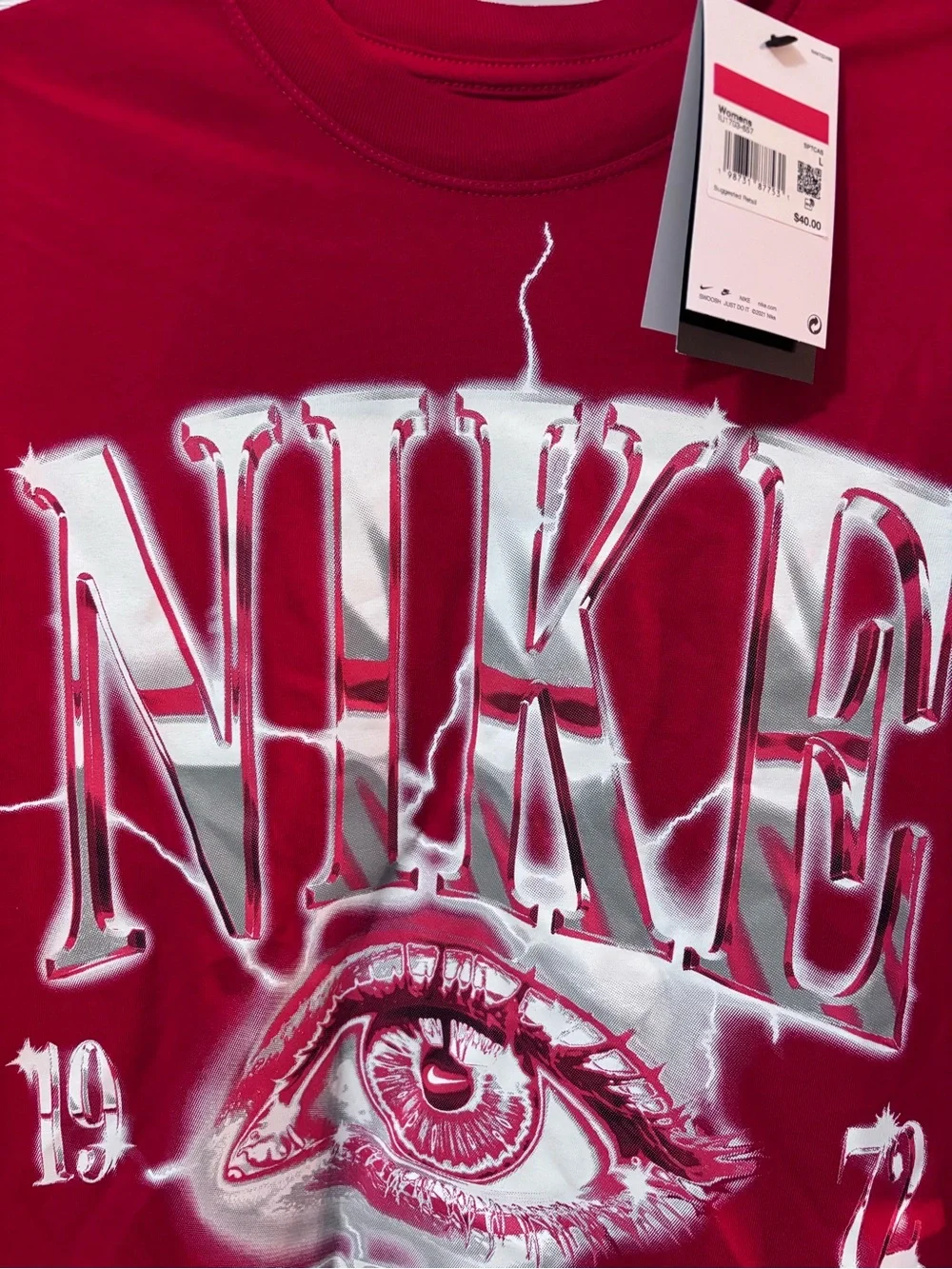 Nike Red Graphic Sportswear Tee